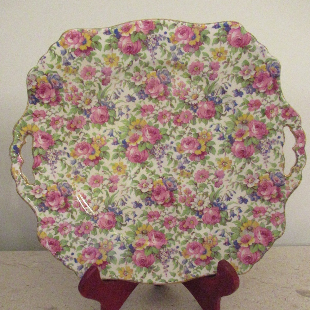 Royal Winton Grimwades England Cake Plate